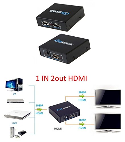 Splitter Hdmi HDCP 1 Entrada 2 Saídas Full HD