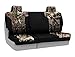 Coverking Rear 60/40 Bench Custom Fit Seat Cover for Select Saturn Ion Models - Neosupreme Mossy Oak (Break Up Infinity with Black Sides)