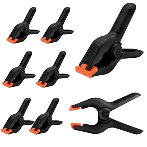 12x Klemmzwingen Set 158mm - Federzwingen Aus Kunststoff Für Werkstatt & Haushalt