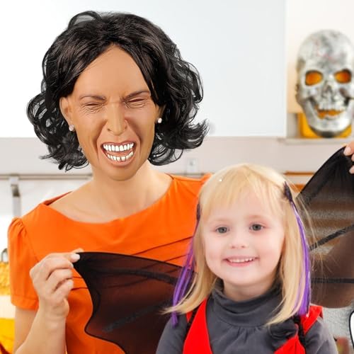 Funny wig masque avec perruque loufoque pour accessoire de jeu de rôle - 5