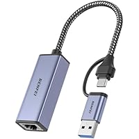 BENFEI Adaptador USB 3.0 a Ethernet 10/100/1000 Gigabit Ethernet
