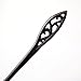 FINGER LOVE Handmade Carved Ebony (Black Sandalwood) Hair Stick: Elegant