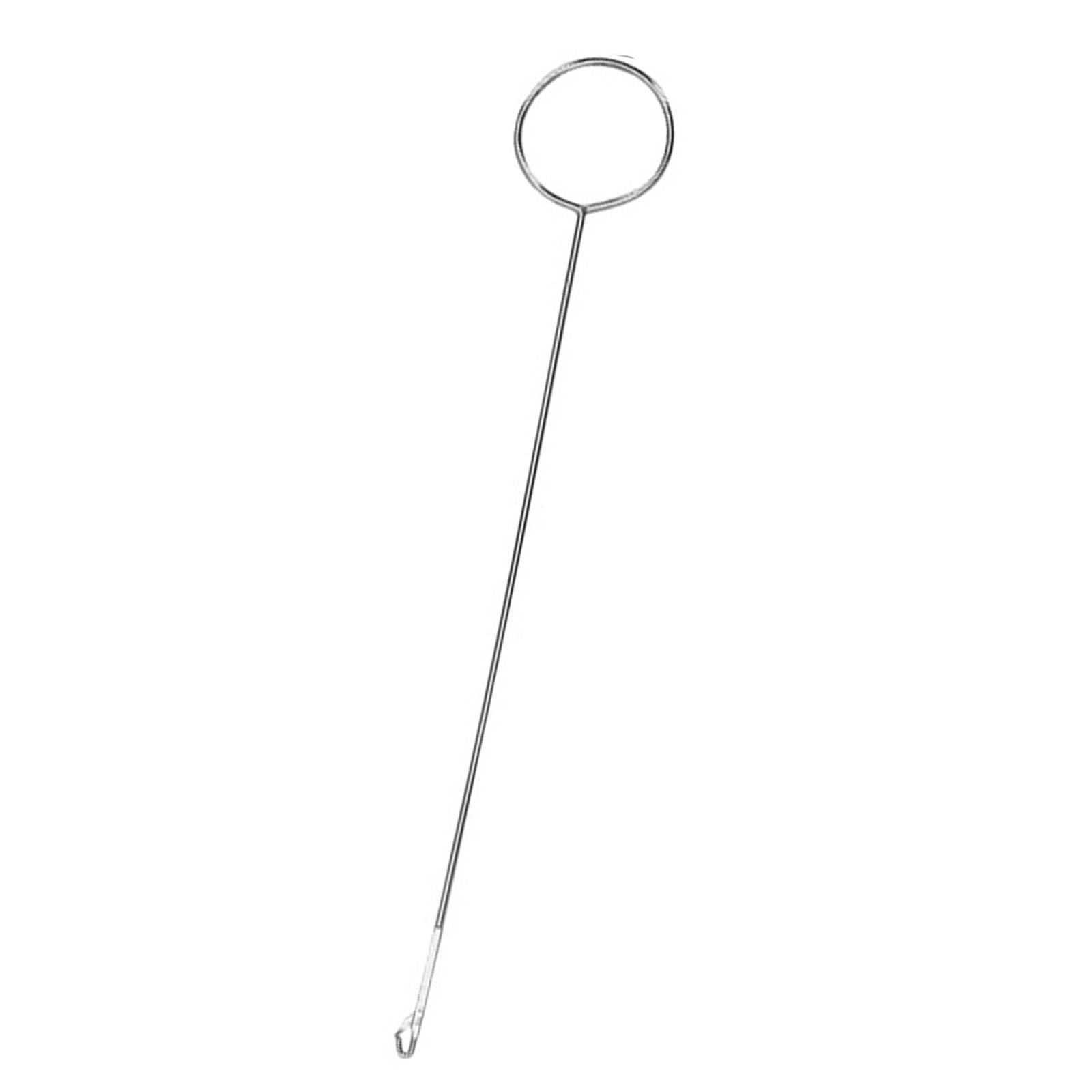 NEWFT Metal Hook Threader for Elastic Bands & Drawstrings, Sewing Aid for Waistbands Sweatpants Shoelace Crafting Sewing Elastic Band Threader