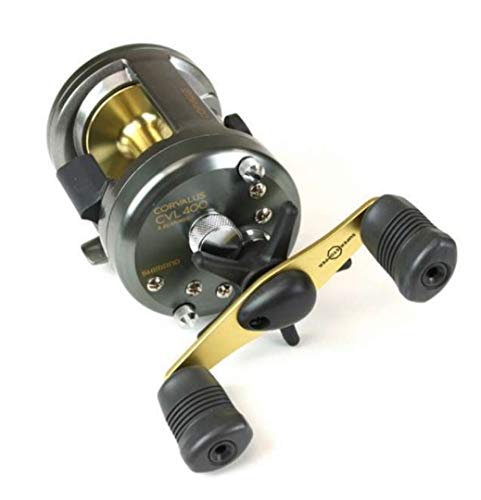 Carretilha Pesca Perfil Alto Shimano Corvalus 400 Direita