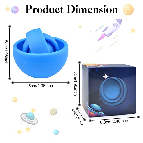 Image of Fidget Toy Adults 2PC, Fidget Spinner for Kids with Autism, Sensory Gifts for Teens Kids, Quiet Office Desk Toy ADHD Stress Relief Finger Toy