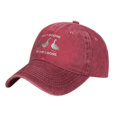 Image of Funny Silly Goose Hat Silly Goosee On The Loose Hat for Women Dad Hats Funny Hats