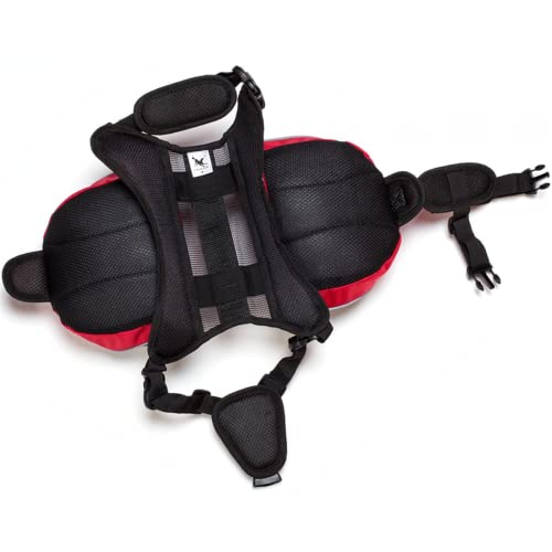 Satteltasche Hunderucksack für Mittlere Große Hunde, Packtaschen Rucksack für Reisen Wandern Training, Reflektierende Wasserdicht Verstellbare Kabelbaumweste mit Griff (grün, L (Hund 28kg - 40kg)