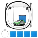 CooTentler Pop Up Paint Booth 43x43x43cm Portable Airbrush Spray Tent with Mesh Door and Mesh Window for Models, Furniture, Auto Parts and Other Items Painting Works