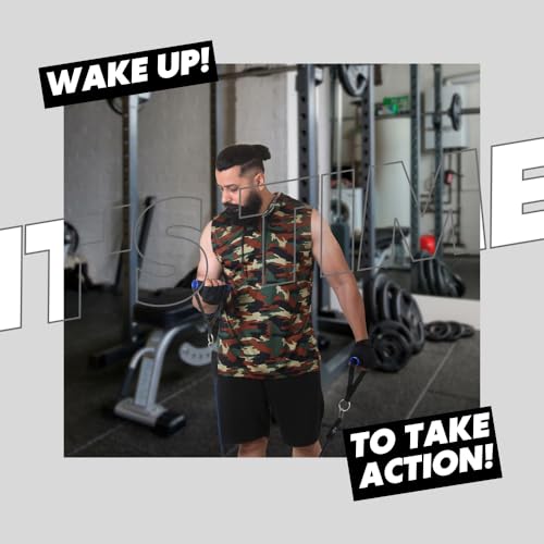 Image of Sleeveless Hoodies T Shirts for Men - Gym Vest, Sando Tank Top Wear, Workout Baniyan, Bodybuilding Tshirts, Sports Tshirt Vests