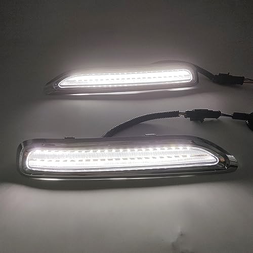BAKUGO 2 Peças De Led Para Carro Luz De Circulação Diurna Luz De Nevoeiro DRL Luz De Sinalização De