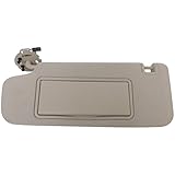 General Motors 22980065 Left Neutral Tan Lighted Sunshade Driver Visor 2013-15 Chevy Malibu