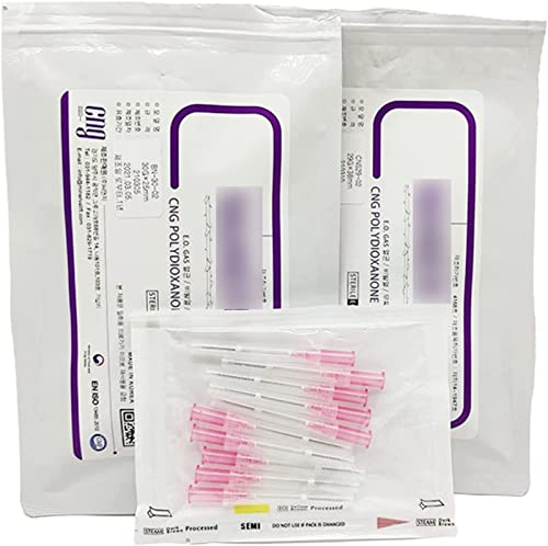 PDO Fäden Mono Screw Für Damen 20Pcs PDO Threads Fadenlifting Resorbierbare Natürliches Nachhaltig Face Lift Whole Body Tightening 1,26G*60MM Cover