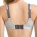 Champion womens Full Support Sports Bra, Oxford Heather/Medium Gray, 34C US