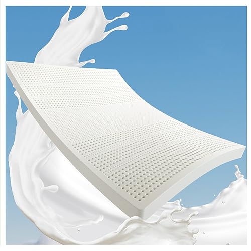 Cubrecolchón de látex natural LIchaensc - 1/2/3/4 pulgadas - Duradero y resistente a los desgarros, cubrecolchón de espuma viscoelástica, colchón de látex natural, 1 pulgada, 150 x 200 cm (59 x 79 pul