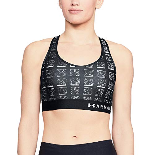 Soutien-Gorge Under Armour Mid Keyhole Print Sport Brassière Fitness Femme