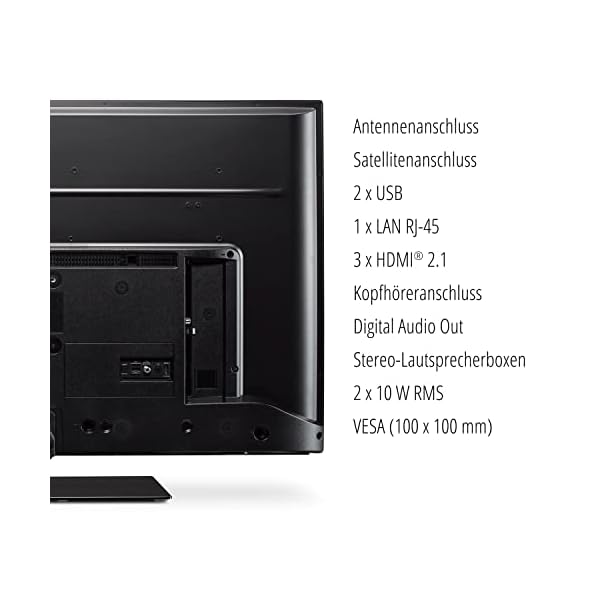 MEDION X14355 (MD 31476) 108 cm (43 Zoll) UHD Fernseher (Android TV, 4K Ultra HD, Dolby Vision HDR, Dolby Atmos, Netflix, Prime Video, PVR, Google Chromecast & Assistant) – Bild 5