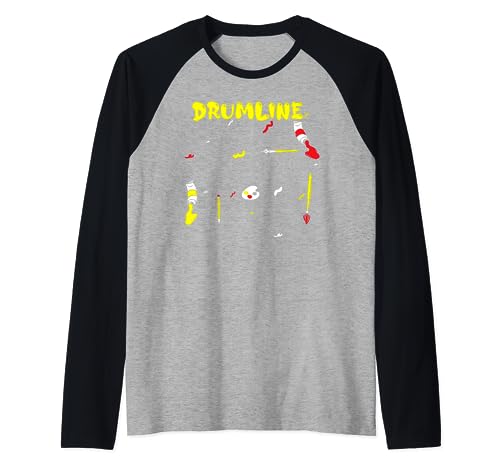 Pasión de arte rítmico: Drumline - Arte Refranes Camiseta Manga Raglan