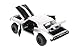 Jada Toys Fast & Furious Roman's Chevy Camaro Off Road, Silver 97169 - 1/24 Scale Diecast Model Toy Car, but NO Box