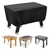 Rilime Tischkicker Abdeckung, 420D Oxford Tischfußball Kickertisch Abdeckung mit Lösen Sie Gürtel und Spannungen für Tischkicker Erwachsene Wasserdicht Wetterfest -160X115X50cm