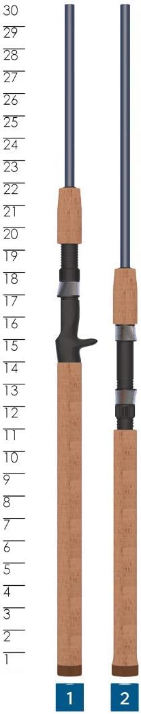 St. Croix Rods Triumph Salmon & Steelhead 1 Piece Casting Rod, Deep Run Blue, 8'6"