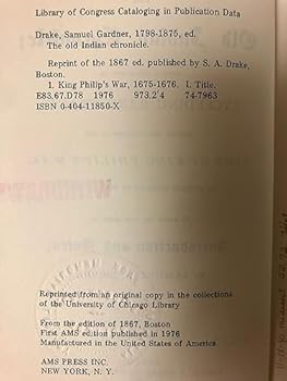 Hardcover Old Indian Chronicle Book