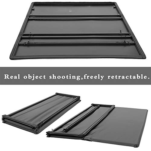 Jdmspeed New Tri Fold Soft Tonneau Cover 5 Ft Short Bed Replacement For Nissan Frontier 2005-2021 #TOP4