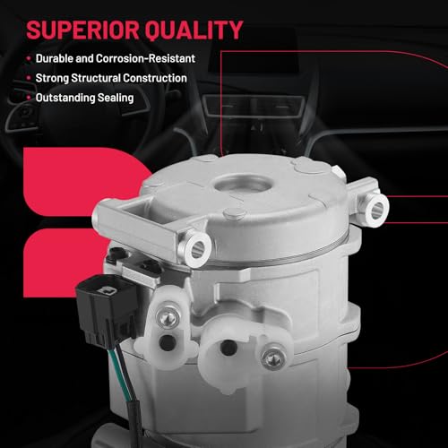 BDFHYK Air Conditioning A/C Compressor 158313 compatible with Buick Enclave V6 2008-2012 3.6L, compatible with Chevy Traverse 2009 2010 2011 2012 V6 3.6L