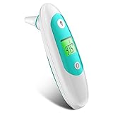 Baby Thermometer, Accurate Forehead Thermometer with Ear Mode, Digital Clinical Thermometer for Baby, Toddler and Adults with with FDA Approved