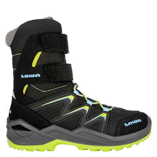 LOWA Stiefel hoch MADDOX WARM GTX HI JR schwarz/limone, 30