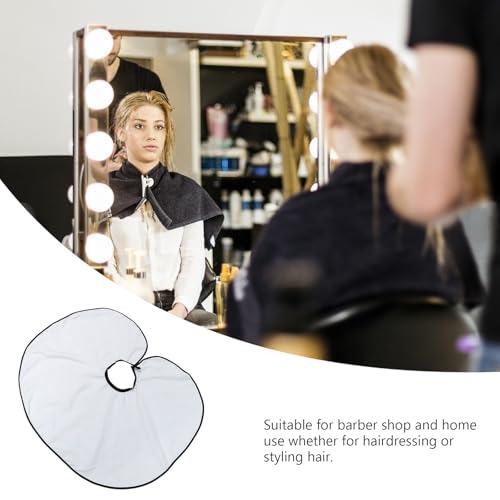 Capa Profesional para Corte de Pelo y Salón de Belleza Blanca Talla Pequeña miniatura 3