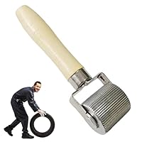 Rullo Per Riparazione Pneumatici - Con Manico In Legno, Per Rimuovere Bolle D'Aria E Applicare Toppe - Foto 4