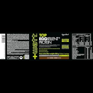Top Eggxellent Protein - Integratore di Proteine dell'Albume dell'Uovo - Formato: 250 g - Gusto: Cacao