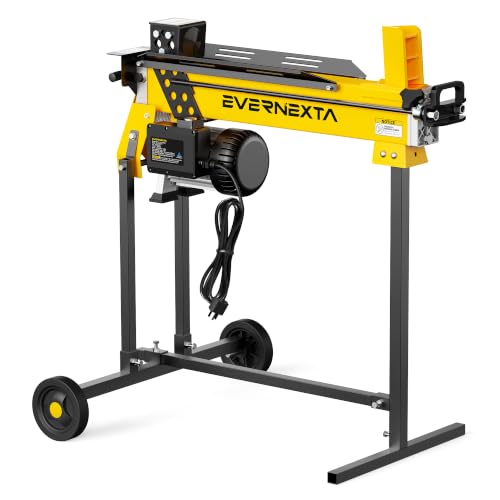 Evernexta 7 Ton Electric Log Splitter with Stand, Hydraulic Wood Splitter