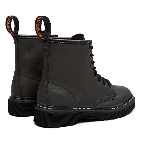 Bota Coturno Viena Unissex Vegano Cano Alto Black Boots Musgo 41