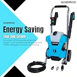 Pro-Kleen Pressure Washer Electric High Performance Power Jet Wash Cleaner For Patio and Car 2100W, Max 165Bar, Portable For Cleaning Drives, Walls, Vehicles, Garden Furniture - Image 3
