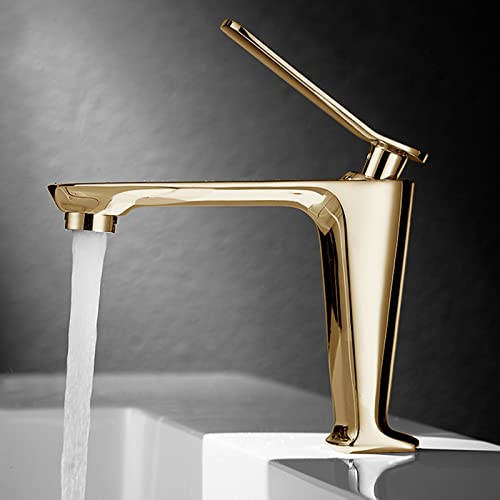 Robinet de lavabo monotrou blanc avec mitigeur de précision fluide - 3