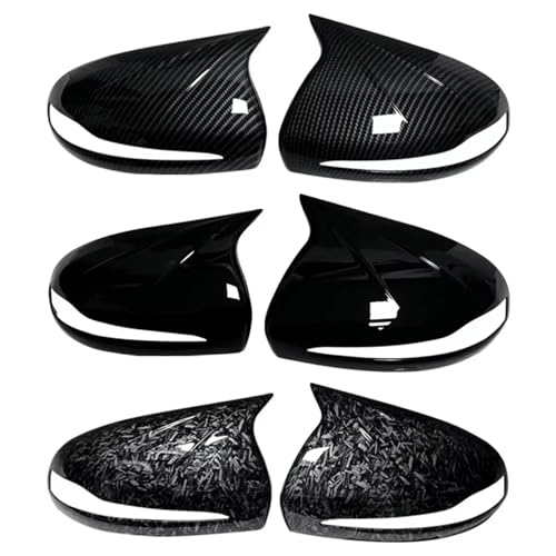 Coque rétroviseur pour Benz C E S GLC aspect carbone finition luxe