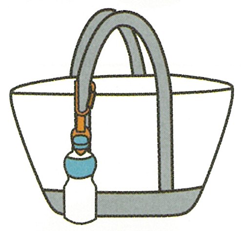 Porte-bouteille Captain Stag UM-1813 pour éviter les chutes d'eau