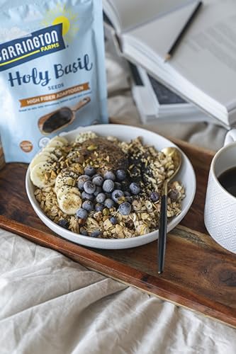Carrington Farms Holy Basil Seeds – Gluten Free, Paleo, Keto, High Fiber Seeds – Plant-Based, Calcium-Packed, Daily Nutrition Boost, 8 ounce - Image 3