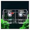Transparent Acrylic Aquarium Isolation Box - Single & Double Grid Fry Breeding Tank for Fish Hatcheries(Hook)