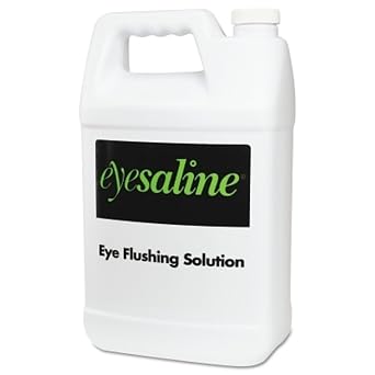 Fendall Porta Stream I, II, III Emergency Eye Wash Station Premixed Saline Solution Refill, 1 Gallon / 3.78 L 4 Per Case