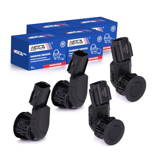 MOCA 4PCS Reverse Backup Parking Assist Sensor Fit 2016-2023 for Toyota Tacoma 3.5L Rear, 2014-2018 RAV4 2.5L Rear, 2014-2021 Tundra 5.7L Front Rear Outer, 2015-2023 Tacoma 2.7L Rear
