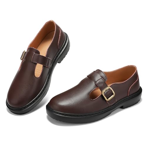 Azimaey Comfort Mary Jane Flats