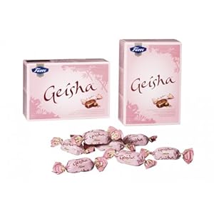 Geisha melk chocolade met zachte hazelnoot vulling 150 g door Karl Fazer [10 stuks]