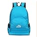 Sac à dos pliable pour homme et femme 20 l Résistant à l'humidité Ultra léger 0,2 kg S bleu