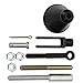 Cylinder Rod Kit, Universal Car Manual Master Cylinder Push Rod 10 Accessories Manual Adjustable Master Eyelet and Clevis Set Replacement for G M 1950‑1970