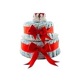 Tarta básica de pañales