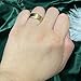 Ahloe Jewelry CEJUG 1.5Ct Cz Wedding Ring Sets for Him and Her Womens Mens Titanium Stainless Steel Rings Bands 18k Gold Couple Rings Size 9&8