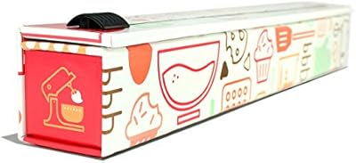 ChicWrap Baker's Tools Parchment Paper Dispenser - Includes 15"x 33" (42 Sq.Ft) Roll Unbleached Baking, Cooking & Culinary...