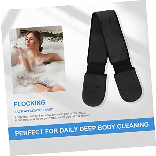 Alipis 6 Pçs Esfregando Loção Bronzeadora Esfoliante Esfregador Preto Para Luva Aplicador Massageado
